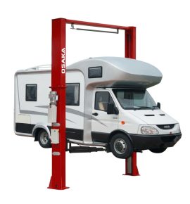 Двуколонен подемник с горна синхронизация модел  OSAKA L-2 60 CE+ – ел. контри
